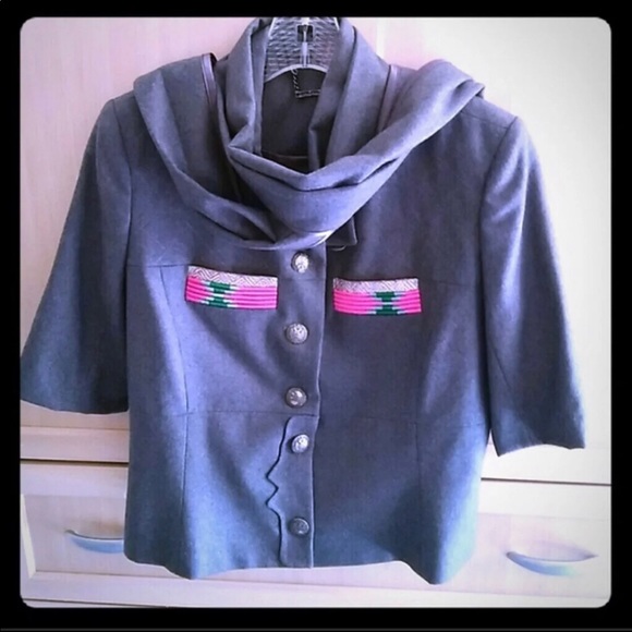 Matthew Williamson Jackets & Blazers - Designer couture wool jacket Matthew Williamson